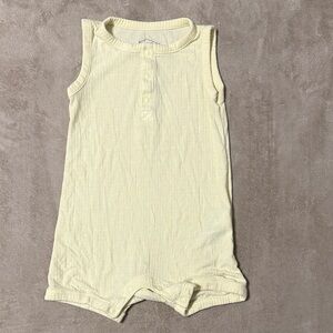 Purely Soft by Carter’s Sleeveless Yellow Baby Romper